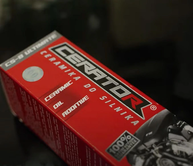 A Ceramizator CS-B Ultimate box, labelled Ceramic Oil Additive